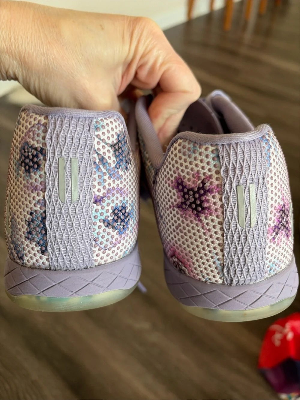 NOBULL Women's Watercolor Floral Trainers size 10